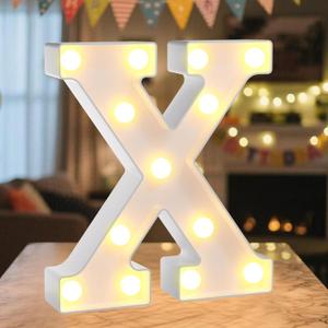 8.86 Inch Marquee Light Up Letters X for Party Decorations