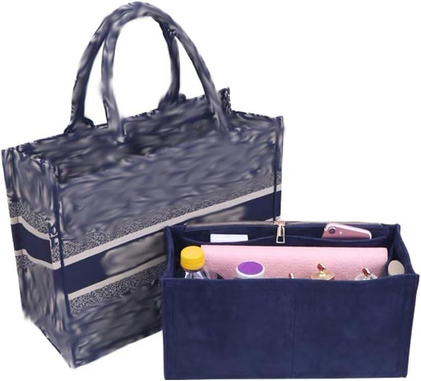 SMART DK Purse Organizer for Dior Book Tote - Premium Felt Insert with Multiple Pockets