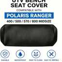 LKV UTV Seat Covers Compatible with Polaris Ranger 400 500 570 800 Midsize, Waterproof PU Coating, Ranger Seat Replacement Accessories