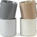 famiware Nebula 4 Pieces Coffee Mug, 14 oz Catering Mugs with Handle for Coffee, Tea, Cocoa, Milk, Multi-color