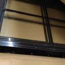 Shed Windows 2 Pack, Chicken Coop Windows 24" x 36" with Tempered Glass and Fiberglass Screen, Flush Mounted Small Window for Shed, Barns, Playhouse, Household, Garage (Black)