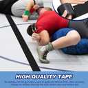 Pangda Wrestling Mat Tape 3 or 4 Inch Heavy Duty 7 Mil PVC Carpet Tape for Wrestling Grappling Exercise Mats Seaming Cover Gym Floor Carpet Seam