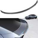 Spoiler for Tesla Model Y Juniper 2025 2026, Sporty OEM Style Trunk Wing ABS Aerodynamic Rear Lip Tail Spoiler for Model Y Juniper Exterior Accessories, Glossy Carbon Fiber