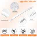 Upgraded Frigidaire Kenmore Refrigerator Handle Replacement - White Freezer Refrigerator Door Handle