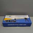 3rd Gen 2.1 LB Professional Jerky Gun Kits, Sausage Stuffer, Stainless Steel Jerky Maker, Jerky Shooter, Beef Jerky Making Gun with 5 Nozzles, 1 meat pusher and 5 Cleaning Brushes