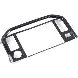 (NOT fit XL Style) Center Console Dash Navigation Panel Trim Auto Interior Accessories for Ford F150 F-150 2021 2022 Carbon Fiber