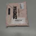 ZEROYAA Men's Linen Shirts Short Sleeve Summer Casual Button Down Beach Shirt with Pocket (Pink, M)