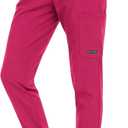 Nautica Scrub Pants for Women, Breathable Drawstring Jogger Scrubs for Women, 5 Pocket Stretch Soft Scrub Bottoms for Woman, Size: 3X