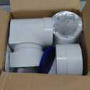 STV-M Space-Saving Dryer Vent  Airtight Seal, Durable Build, Complete Duct Connection Kit  Designed for Tight Spaces by Ziggurat