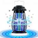 Cordless Bug Zapper Outdoor, 4200V Electric Mosquito Zapper, Fly Trap, Rechargeable Portable Fly Zapper, Waterproof Mosquito Trap Insect Killer Indoor Outdoor for Camping, Garden, Backyard, Home
