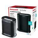 Honeywell AllergenPlus HEPA Air Purifier, Airborne Allergen Reducer for Large Rooms 1500 sq ft, Reduces Allergens, Smoke, Wildfire Smoke, Pollen, Pet Dander and More, Black, HPA200