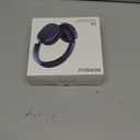 RORSOU C6 Active Noise Cancelling Headphones, Wireless Over Ear Bluetooth Headphones, 60H Playtime, Lightweight Folding Deep Bass Comfort Fit Ear Cups Headset with Mic for iPad/Travel/PC/Home Blue