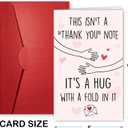 5 x NewEleven Thank You Cards for Christmas - Teacher Appreciation Gifts, Thanks You Present For Friend, Teacher, Boss - Thank You Gifts For Women, Men From Bestie, Family, Colleague - Greeting Card (Gratitude)