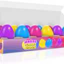 ArtCreativity Magic Sand Easter Eggs - Set of 12 Pre-Filled Easter Eggs - Easter Stuffers - Colorful Surprise Eggs for Kids in Assorted Vibrant Colors - Egg Hunt Supplies - Easter Basket Stuffers