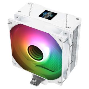 Thermalright Assassin Spirit 120 Vision ARGB White,with White Top Cover,CPU Air Cooler, PC Cooling, 240 * 240 Resolving Power IPS LCD Screen,Editable,with 1.54in for Intel lga1851/1700/115X,AM4/AM5