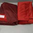 MIULEE Christmas Velvet Curtains 96 Inches Long 2 Panels Set for Bedroom, Pinch Pleat Back Tab Thermal Insulated Living Room Darkening Drapes Pleated Blackout Floor to Ceiling Curtain with Hooks, Red
