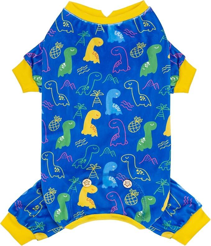 KYEESE Dog Pajamas, Comfortable Dog Clothes, Pet Costumes, Small Dog Pajamas, Boys and Girls Clothes, Dinosaur Costume, Pet Body Suit, Dog Coat, Large