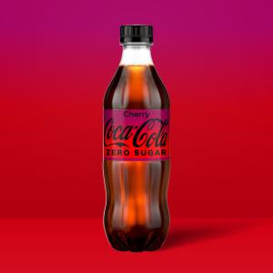 Coca-Cola Zero Sugar Cherry Diet Soda Soft Drink, 16.9 fl oz, 24 Pack, BBD: FEB 02, 2026