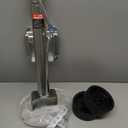 2000 lbs Trailer Jack with Dual Wheel, Heavy Duty Swivel Boat Jack, 12" Lift, Bolt-on Tongue Trailer Jacks for RV Boat Trailers, Silver