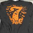 Funny 7 Seven Halloween Costume Long Sleeve T-Shirt, Size XL