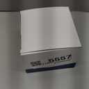 Jgstkcity 2-in-1 Desktop Power Grommet with USB-C Output, 125V, 12A, 2 AC Outlets, 3 USB Charging Ports, White