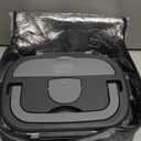 Electric Lunch Box for Men, Women & Adults - 80W Fast Heating - Heated Lunch Box with Dual 1.5L SS Containers - Portable Food Warmer for Car, Truck, Office (Black)