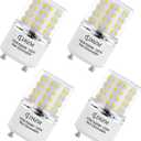 GU24 LED Light Bulb Bright 15W 2 Prong Light Bulbs Non-Dimmable gu24 Ceiling Fan Light Bulbs,120 Watt Equivalent 1200lm 5000K Daylight, Squat GU24 LED Bulbs Replacing CFL Twist Light Bulb,4-Pack