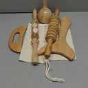 Chteau Avant 5Pcs Lymphatic Drainage Massager Cellulite Massage Tool  Luxury Wood Therapy Massage Tools Cupping Therapy Set Includes Cupper, Rollers, Contouring Board, Scraper  Tool Kit for Home