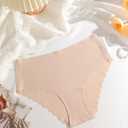 FINETOO Seamless Underwear for Women High Waisted Panties Scalloped Edge Sexy Cheeky Bikini No Show Briefs XXL 5 Pack