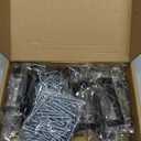 Ravinte 30 Pack Solid 3 Inch Center to Center Slim Square Bar Drawer Handles Kitchen Cabinet Handles Black Drawer Pulls Kitchen Cabinet Hardware Matte Black Dresser Pulls for Cupboard