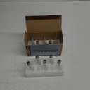 10 Pack Edison Replacement Light Bulbs,7-Watt E17 Screw Base ST40 Replacement Clear Glass Light Bulbs for Outdoor String Lights, Warm White