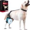 Dog Knee Brace for Torn ACL Hind Leg, Support for Patella Dislocation or Osteoarthritis, Cruciate Ligament Injuries, Cut-out Non-slip Wrap Promotes Patellar Stability,Patent Pending(Right Leg,XL)