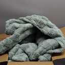 Bedsure GentleSoft Sage Green Throw Blanket for Couch - Checkered Fleece Blankets Christmas Gifts for Women Men Girls, Cute Soft Cozy Throw for Bedroom Home Decor Gifts, 50x60 Inches