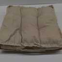 Verpert Square Thick Floor Seating Cushions,Solid Thick Tufted Cushion Meditation Pillow for Sitting on Floor,Tatami Pad for Guests or Kids Reading Nook,Yoga Living Room Sofa Balcony Outdoor (Beige)