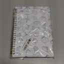 Vintage Ocean Blue Coast Notebook, Summer Seashell Starfish Journal Notebooks for Girls Women, Trendy Coastal Coquette Stuff Planner School Supplies Hardcover Spiral Notebook 5.5x8.3 Inch