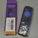 For Roku Voice Remote TV Control, for Roku Stick Remote Replacement, Streaming Players, Streaming Sticks, Audio and TVs, with 4 App Shortcut Keys