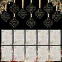 Kasyat 30 Sets Valentine Christian Ornaments Bulk Clear Acrylic Bible Verse Tree Ornament with Card Religious Appreciation Gift for Women Church Members Pastor Employee Team Staff Coworker (Pastoral)