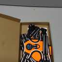 PHOEPET No Pull Dog Harness Medium Reflective Front Clip Vest with Handle,Adjustable 2 Metal Rings 3 Buckles,[Easy to Put on & Take Off](M, Orange)