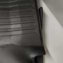 CAR PASS Rubber Floor Mats, All Weather Waterproof Trim-to-Fit Automotive Mats for Cars Trucks SUV, Anti-Slip Easy Clean, Heavy Duty Full Set 3-Piece, All Black Global Recycled Standard