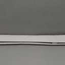 UNISHADES no Drill Cordless Roman Shades for Windows, 37" W 64" H - 100% Blackout - Linen - Mist White