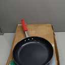 Tramontina Professional 10-Inch Non Stick Frying Pan, Heavy-Gauge Aluminum Skillet with Reinforced Nonstick Coating, Red Handle, Dishwasher and Oven Safe