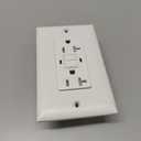 GFCI Outlet 20 Amp, UL Listed, LED Indicator, Tamper-Resistant, Weather Resistant Receptacle Indoor or Outdoor Use with Decor Wall Plates and Screws