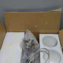 MELUCEE 4 Packs H Track Pendant Lighting Brushed Nickel Ceiling Hanging Lamp Track Lighting Fixtures Pendant with Clear Glass Shades, Compatible with H Type Track Lighting Rail, E26 Socket