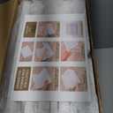 SNSLXH 5 Pack Stackable Closet Storage Basket, Multifunctional & Foldable Closet Organizer for Bathroom Kitchen Laundry Room Wardrobe Storage, Space-Saving Clothes Storage Drawer Organizer, White