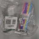 Reusable Silicone Drinking Straws - Set of 5 - BPA Free - Free Cleaning Brush Included - 10" Long Extra Wide Fat Straws - Great Gift for Smoothies & Bubble Tea Lovers