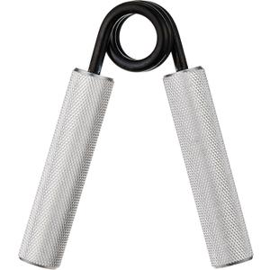 Grip Strengthener, 150 lb Silver Aluminum, Stainless Steel, 2items