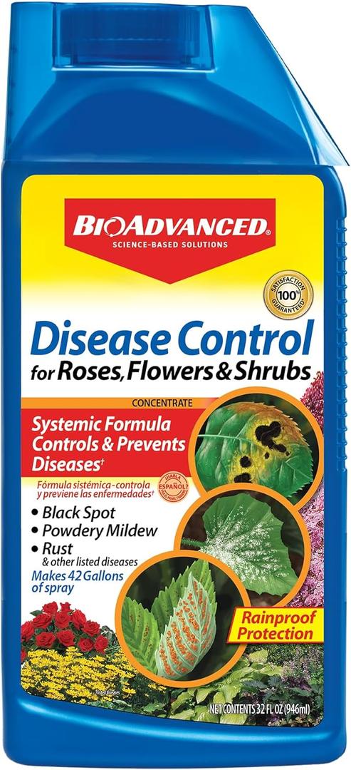BioAdvanced Disease Control for Roses, Flowers and Shrubs, Concentrate, 32 oz