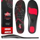 Arch Support Insoles for Men Women - High Arch Shoe Inserts for Standing All Day - Plantar Fasciitis Relief Orthotic Insole for Flat Feet - Work Running Hiking Size M