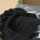 Bedsure Sherpa Throw Blanket for Couch - Super Soft, Cozy Fleece Thick Warm Blanket for Winter, GentleSoft Plush & Fluffy Throw Gift for Women, Room Decor, Black, 50x60 Inches