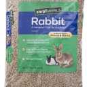 Small World Rabbit Food, Complete Feed, Pelleted Food for Rabbits, Fortified with Essential Vitamins & Minerals for Daily Health, High-Fiber Diet for Digestive Support, Resealable Bag, 10 lb